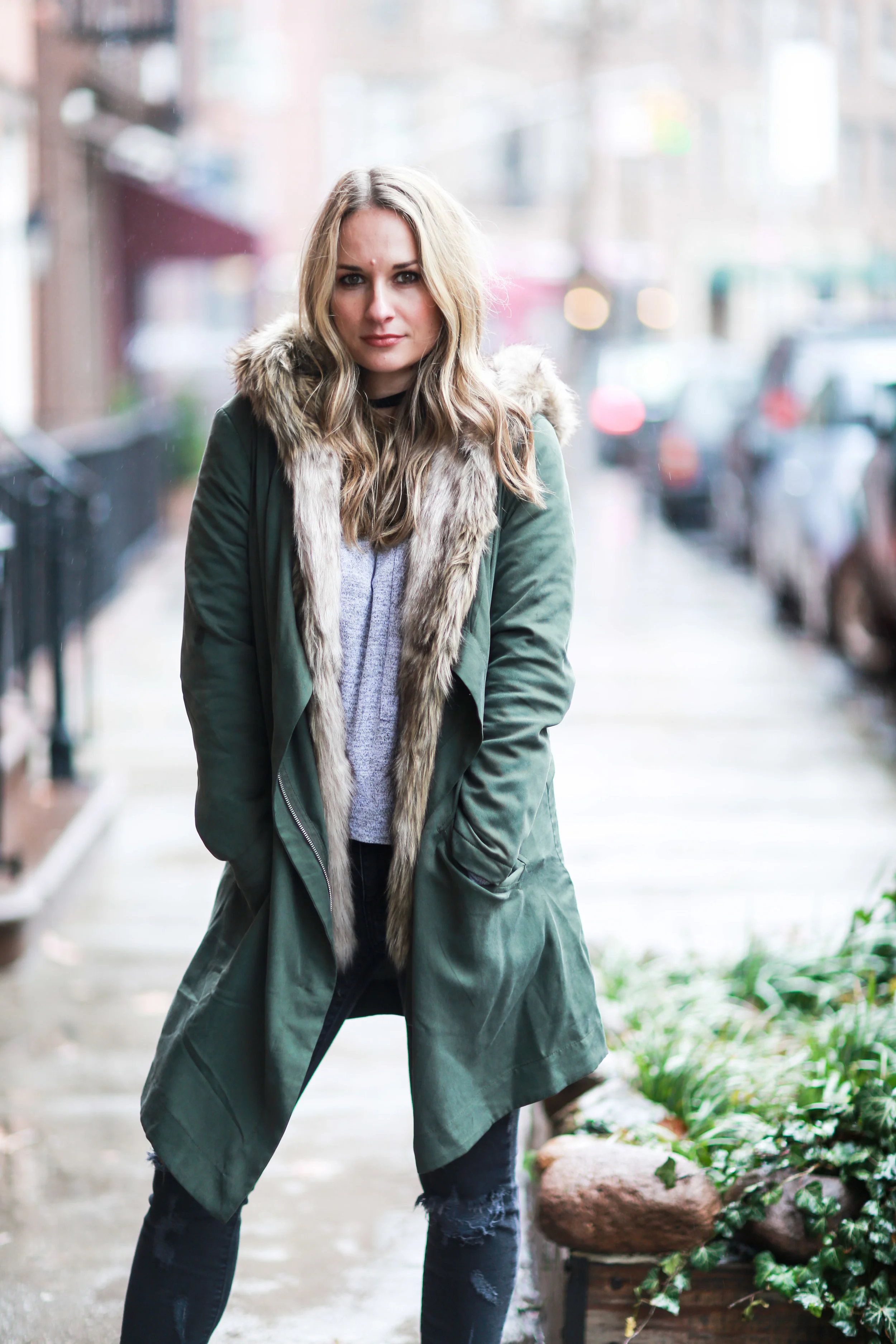 bb dakota fur lined parka