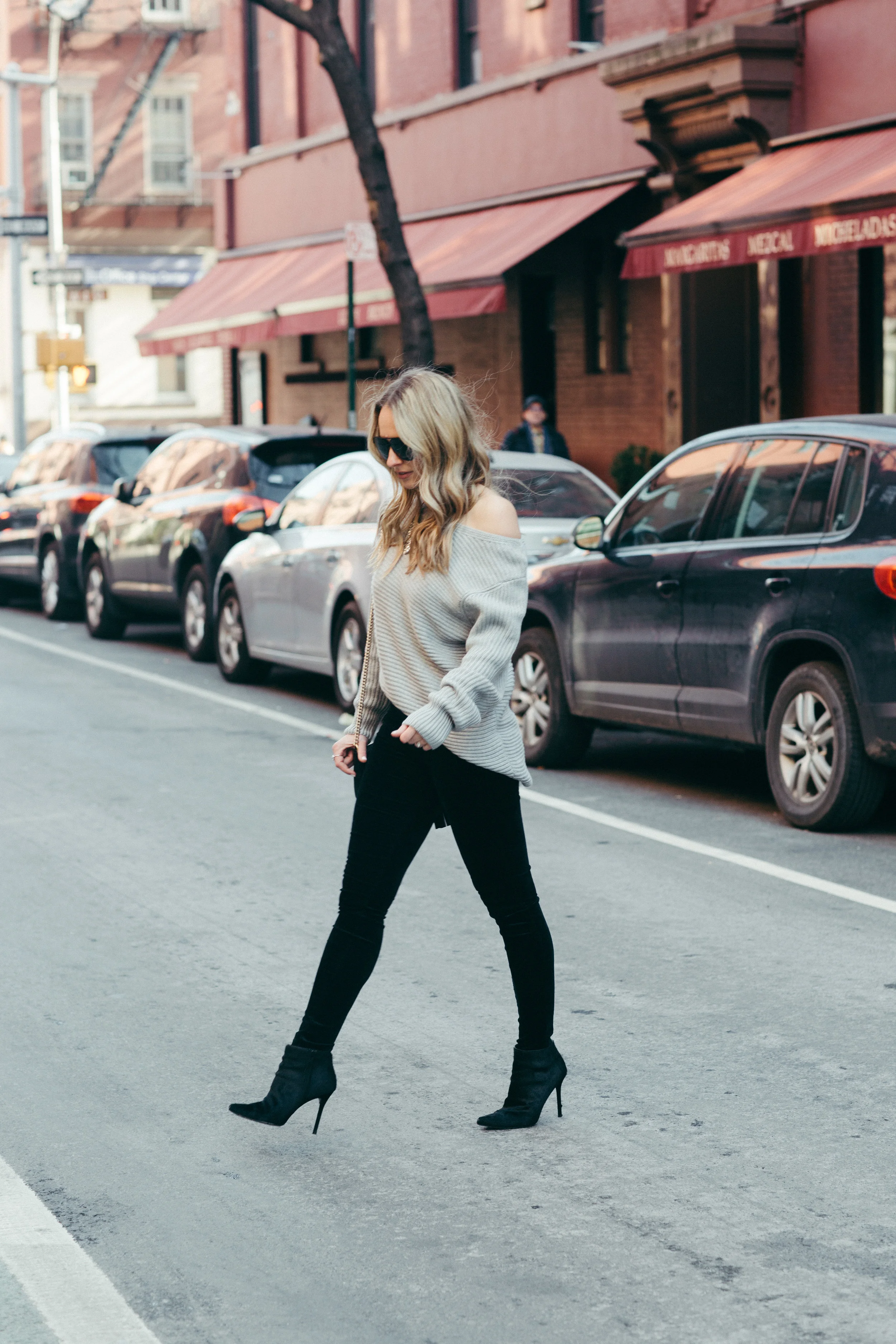 oversized grey sweater
