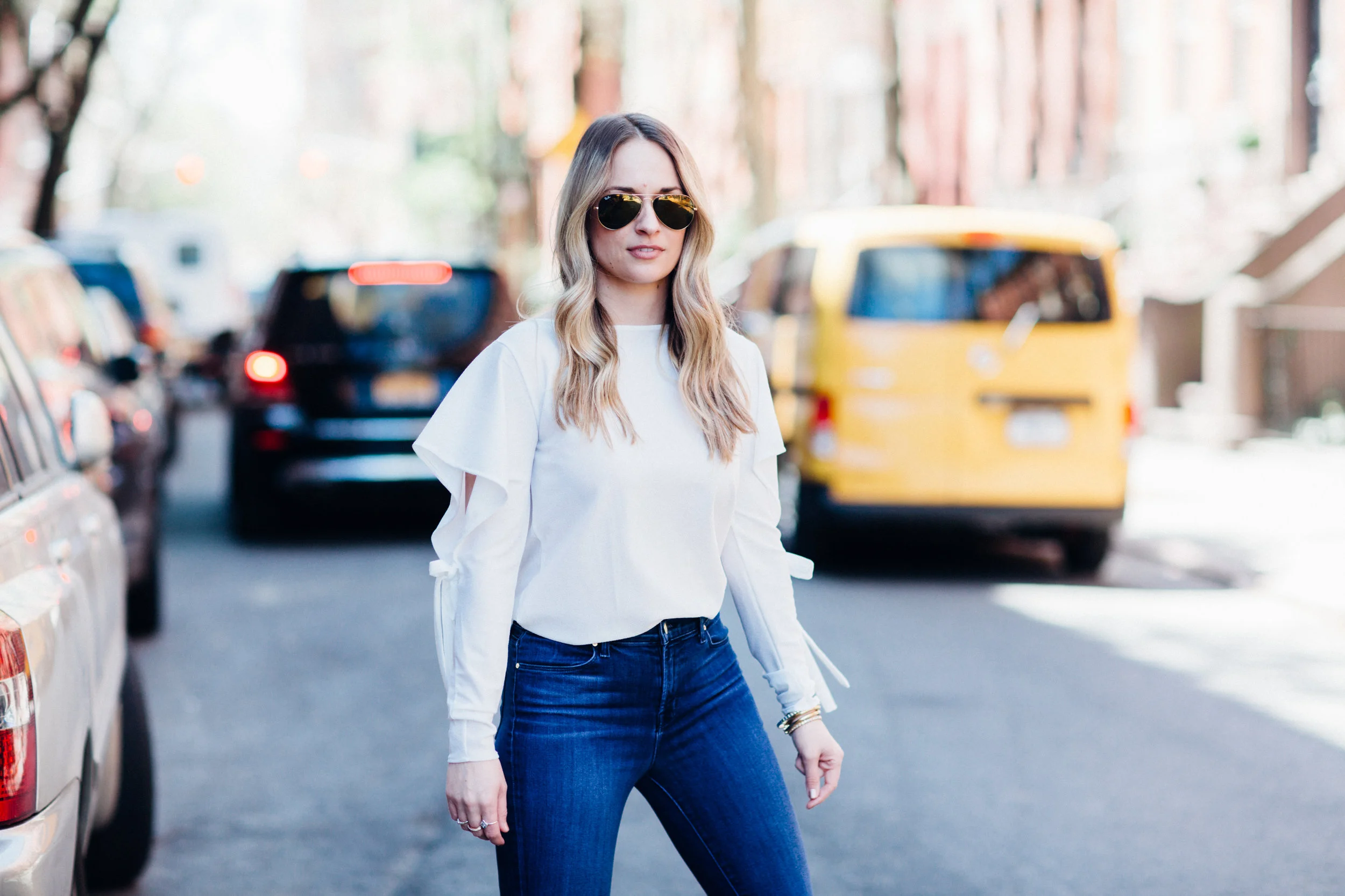 statement sleeve top