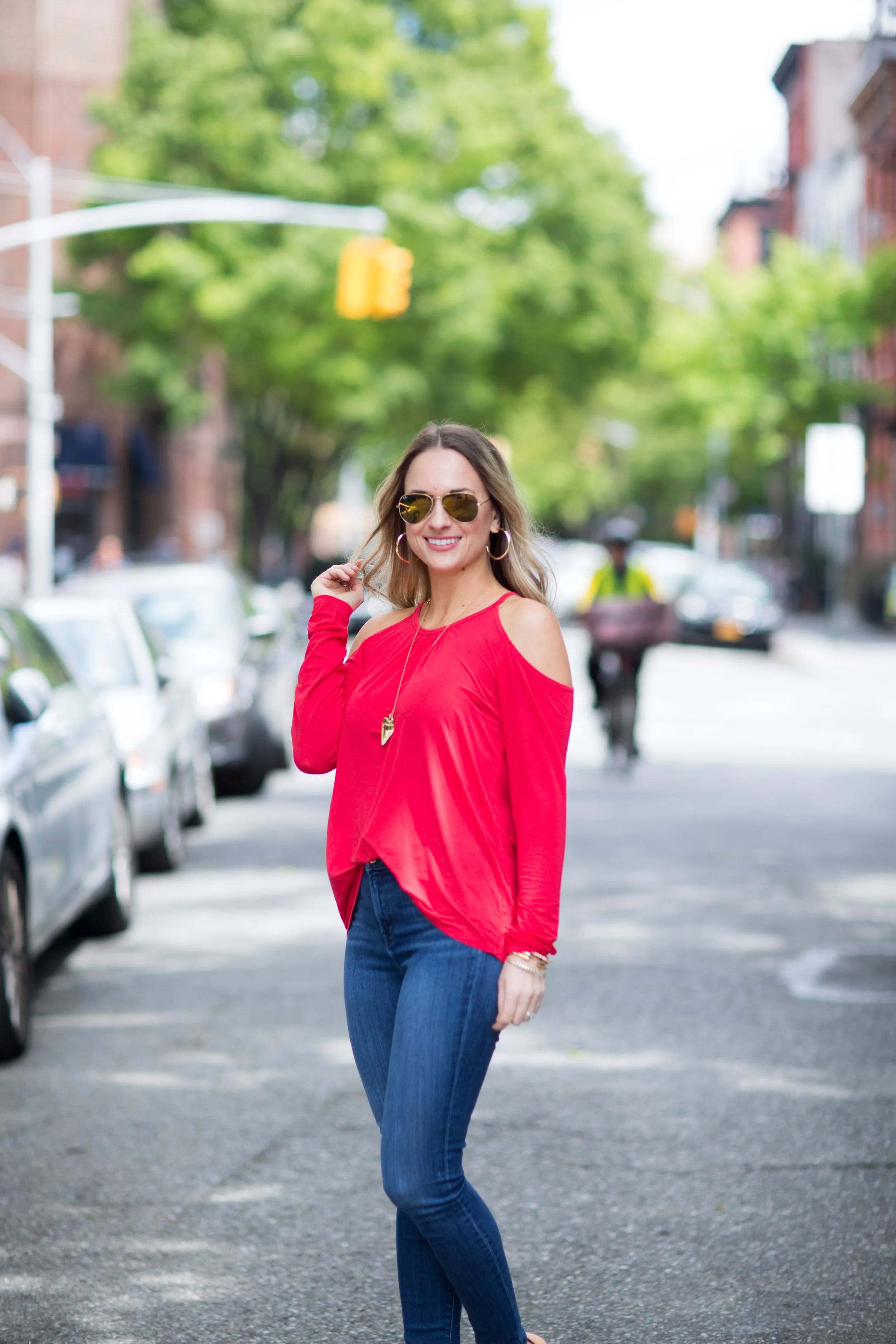 cold shoulder top
