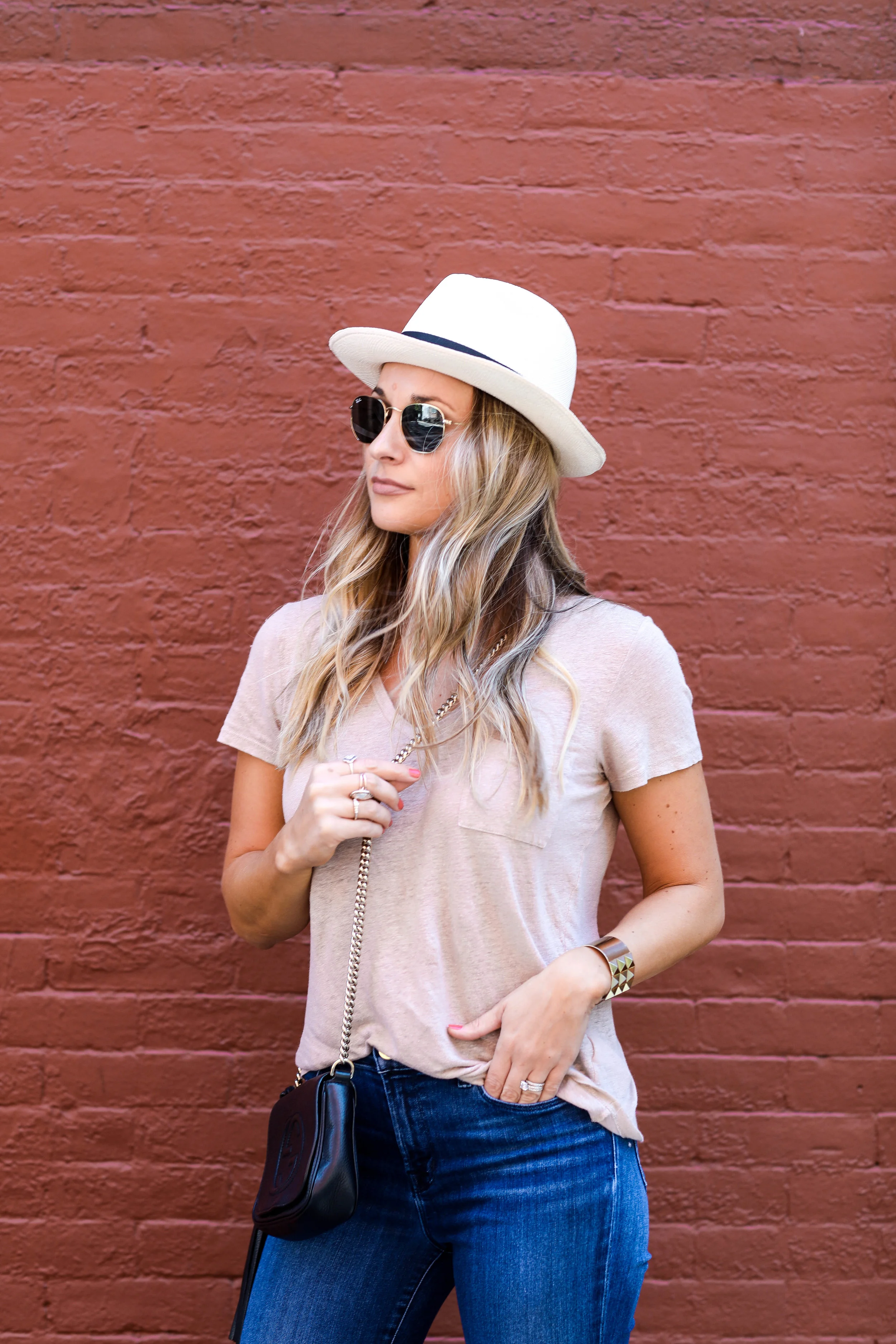 Metallic tee