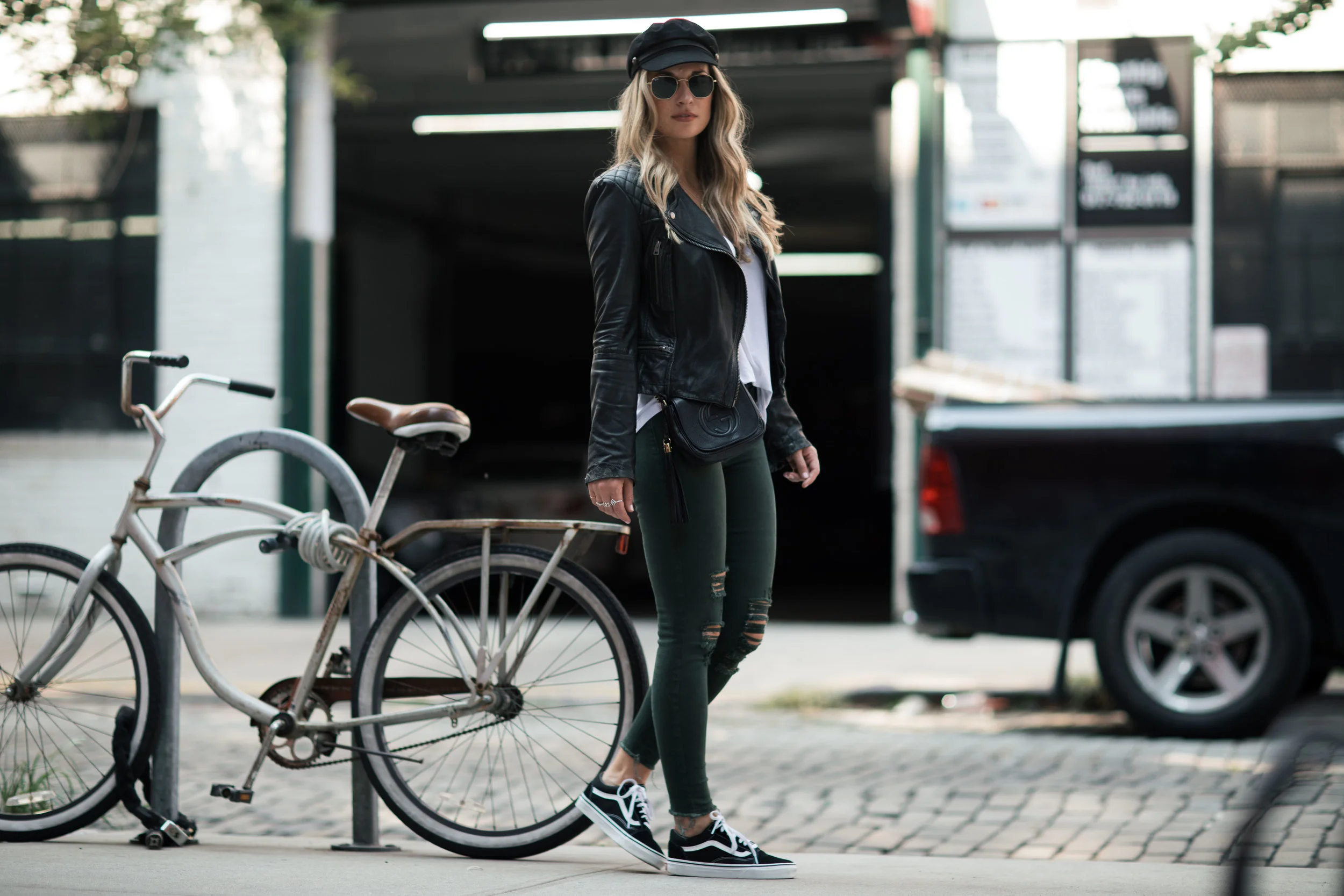 leather motorcycle jacket