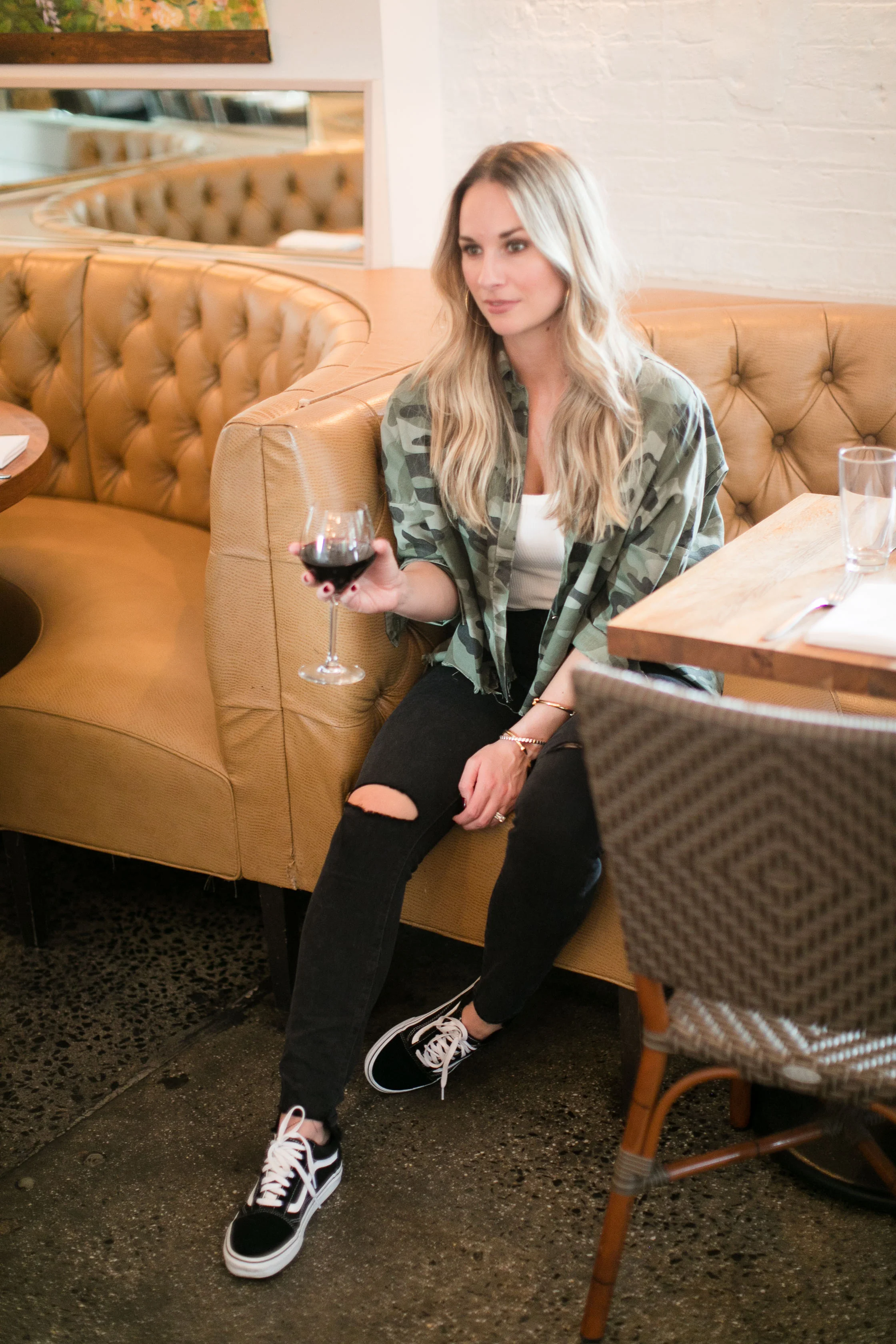 camo and vans 
