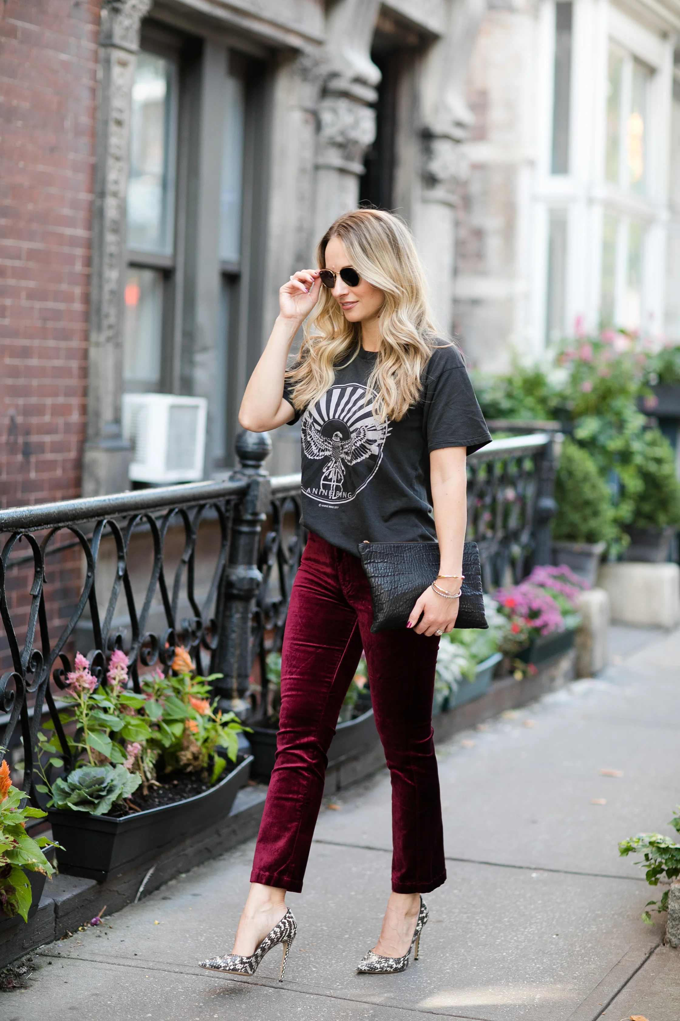 anine bing tee
