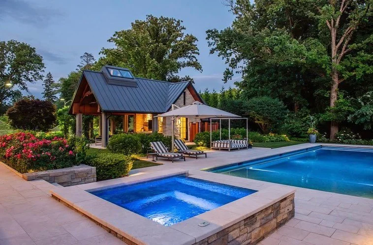 Repost from @hess.la of our Modern Craftsman custom home project located in the heart of the Main Line

Architecture &amp; Design: Abby Schwartz Associates, LLC
Builder: Pohlig Custom Homes
Landscape Architecture &amp; Design: Hess Landscape Architec