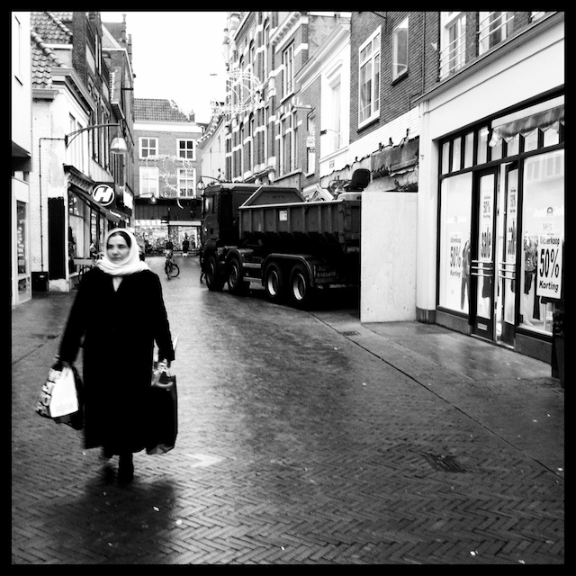 the woman and the truck