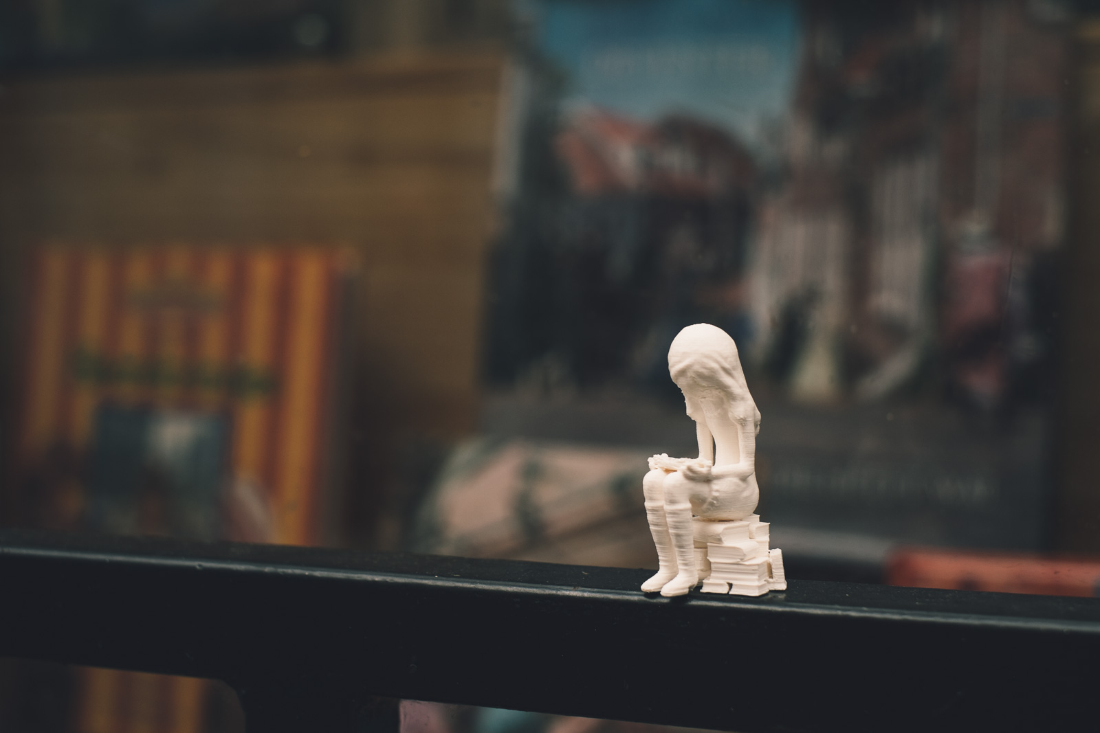Bookstore girl 3D print