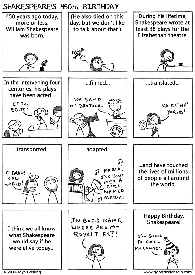 The Game of Shakespeare's Life! — Good Tickle Brain
