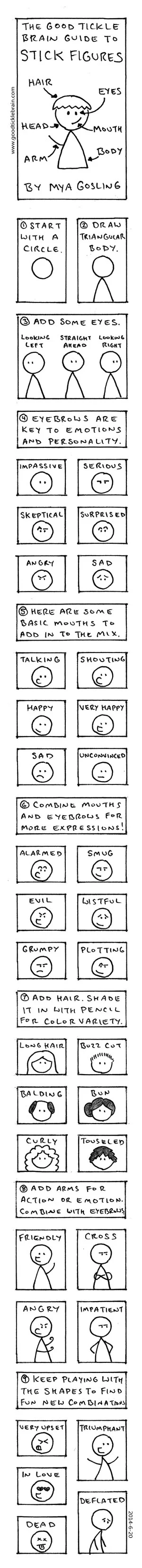 The Good Tickle Brain Guide to Stick Figures — Good Tickle Brain