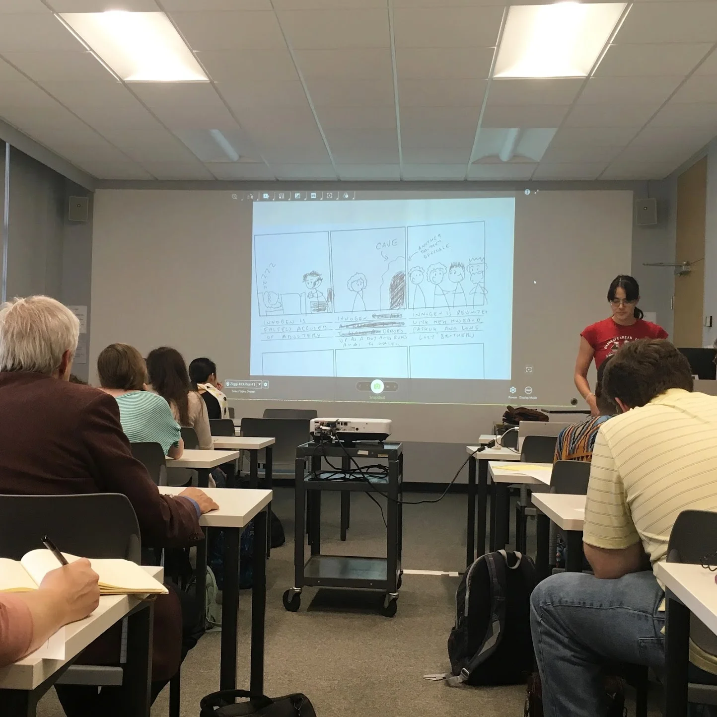 Workshopping at Mary Baldwin University