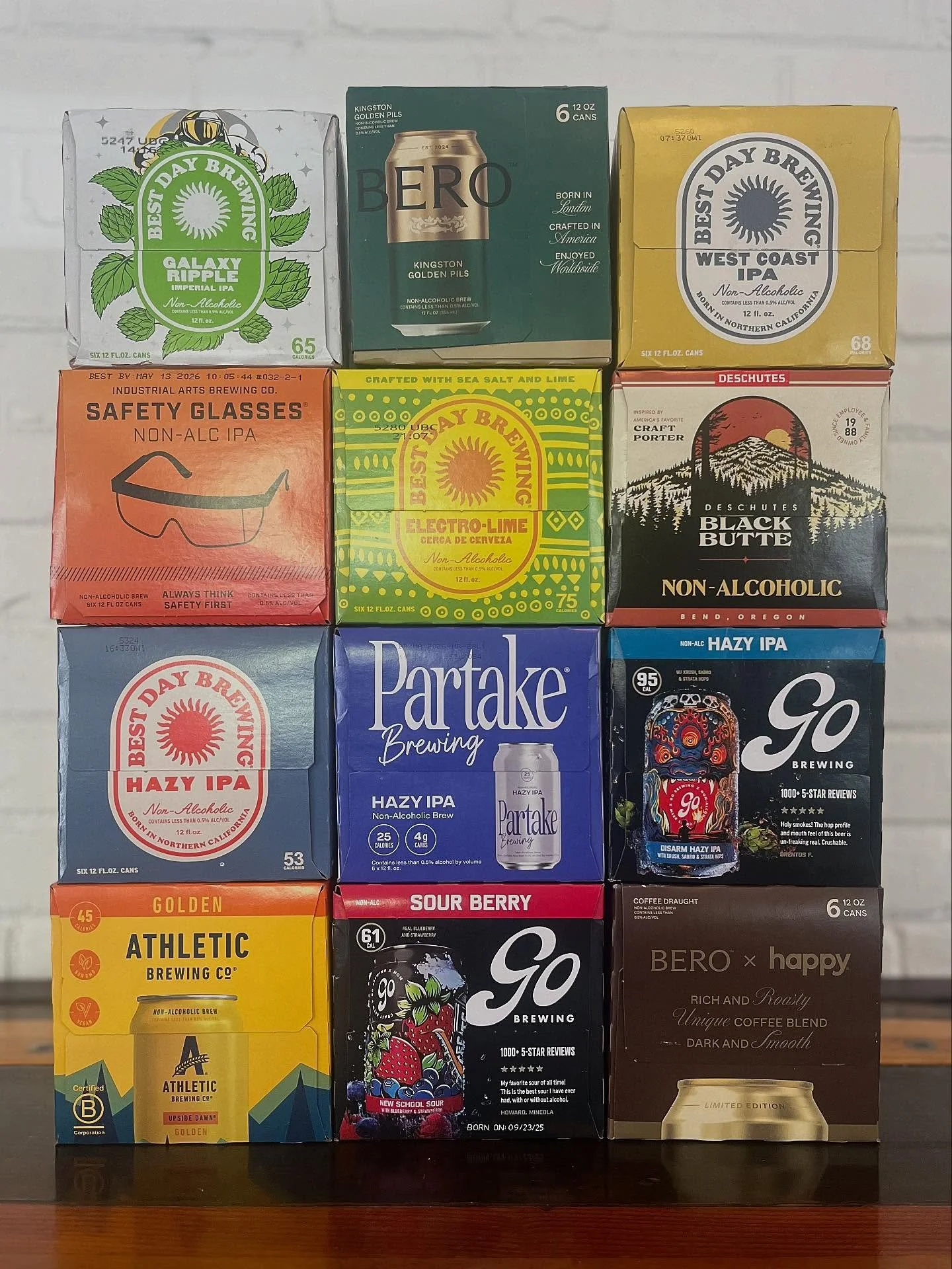 Having a dry January? Dry 2026? We got you. Plenty of Non Alcoholic beer, THC drinks, and mocktails available!