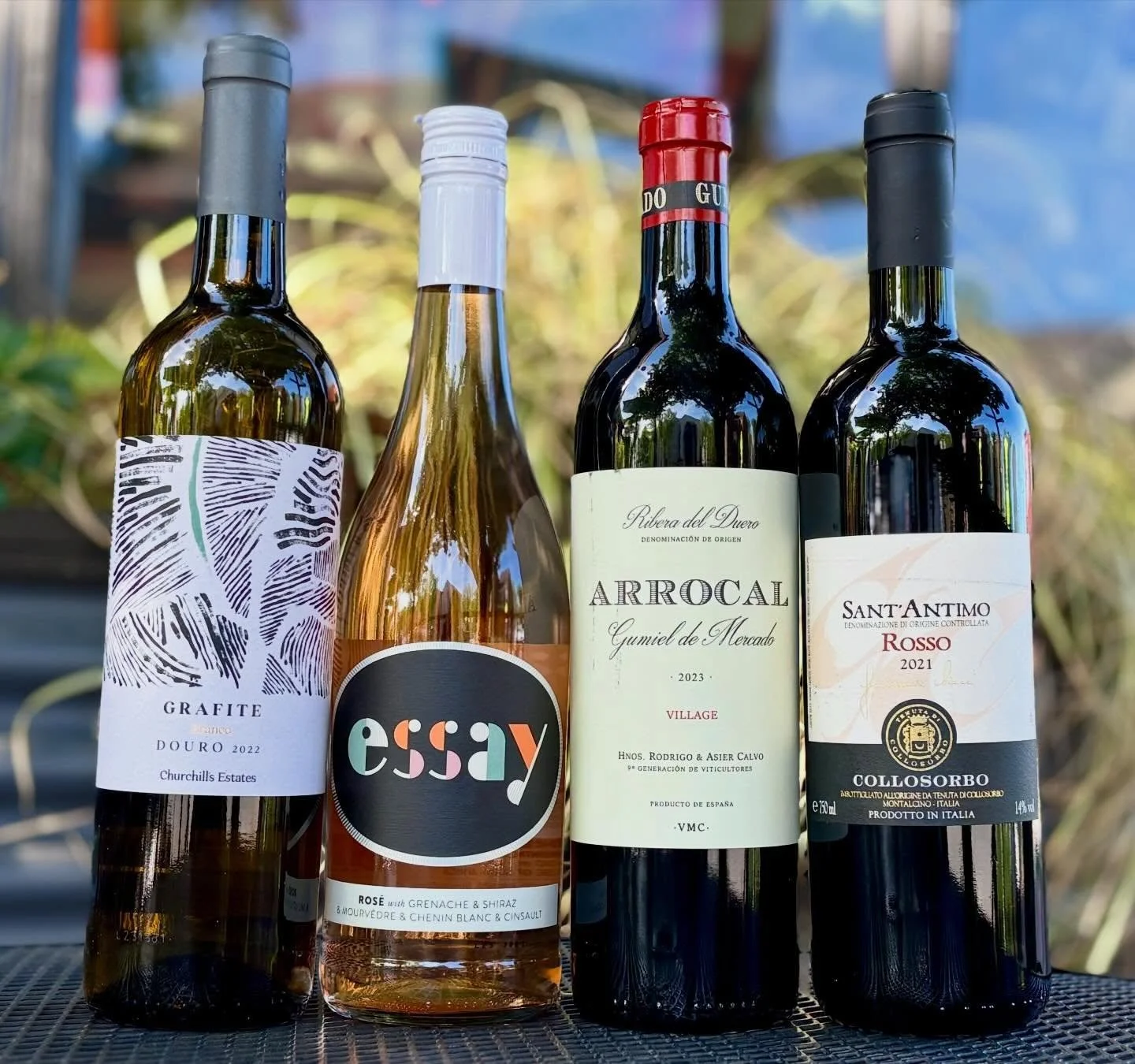 Another beautiful Thursday for wine! Join Mike from @elite.wines anytime 5:30-7:30p to sample this week&rsquo;s lineup. He&rsquo;s pouring a white and red from Portugal, a South African ros&eacute; and a robust Italian red. Pick your favorite to savo