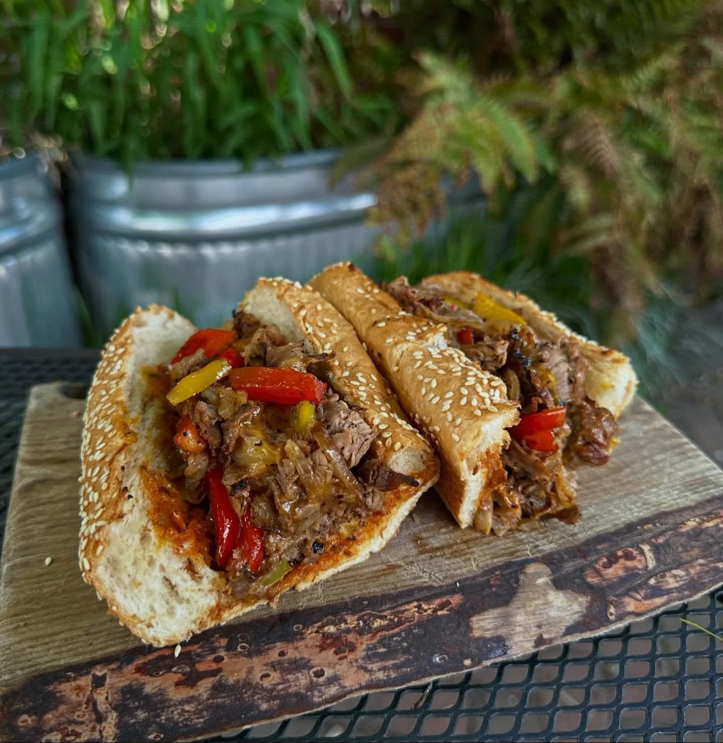 TGIF! Our special this weekend is &ldquo;The Fire on My Tongue&rdquo; with roast beef, sharp yellow cheddar, saut&eacute;ed onions, bell peppers, potato chip flakes and chipotle mayo on a toasted sesame sub roll! The soups right now are Curry White B