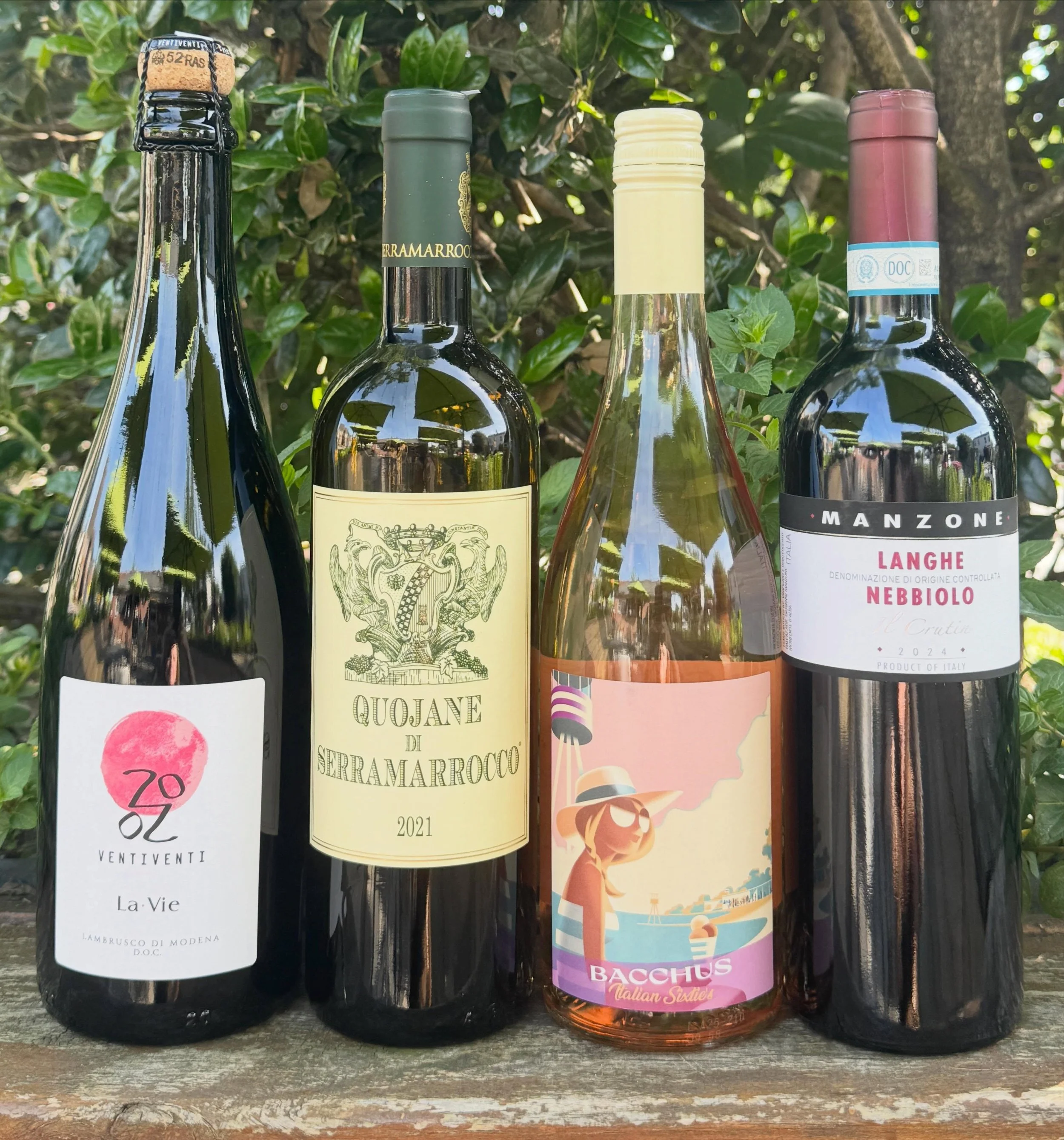 Happy Thursday! It&rsquo;s time to drink some wine! @massimobistocchi of @vinea_vino is here for this week&rsquo;s *free* tasting, so stop by anytime 5:30-7:30p to sample this stellar all-Italian lineup. It&rsquo;s prime patio sittin&rsquo; out there