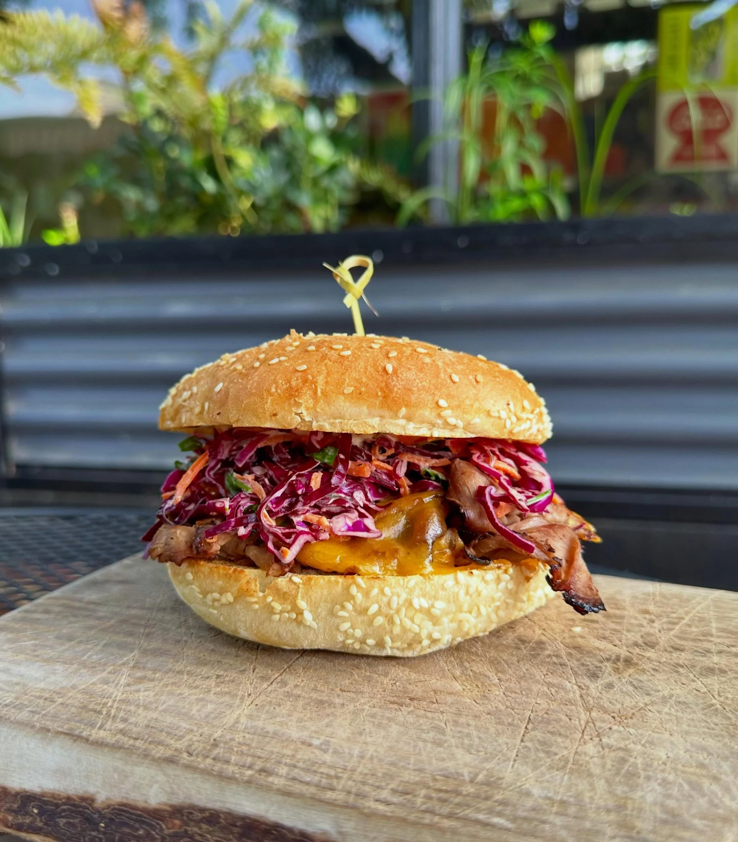 Our weekend special is the &ldquo;Gold Dust Woman&rdquo; with roast beef, sharp yellow cheddar, buttermilk coleslaw, pickles, Carolina gold BBQ sauce and Duke&rsquo;s mayo on a toasted barbari bun.
Our soups of the moment are French Onion or Beef &am