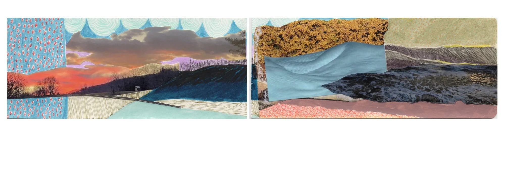 portrait of a landscape
3.5 x 16.5"
photo collage/mixed media on paper