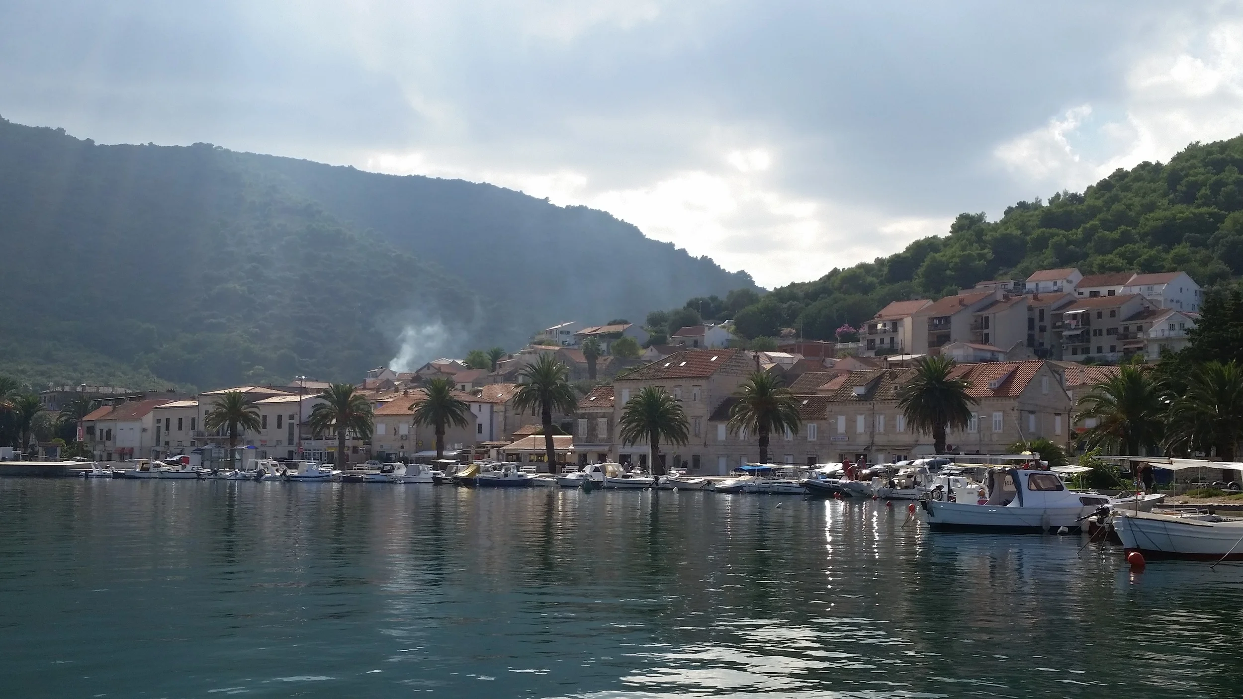 Vis town, island Vis