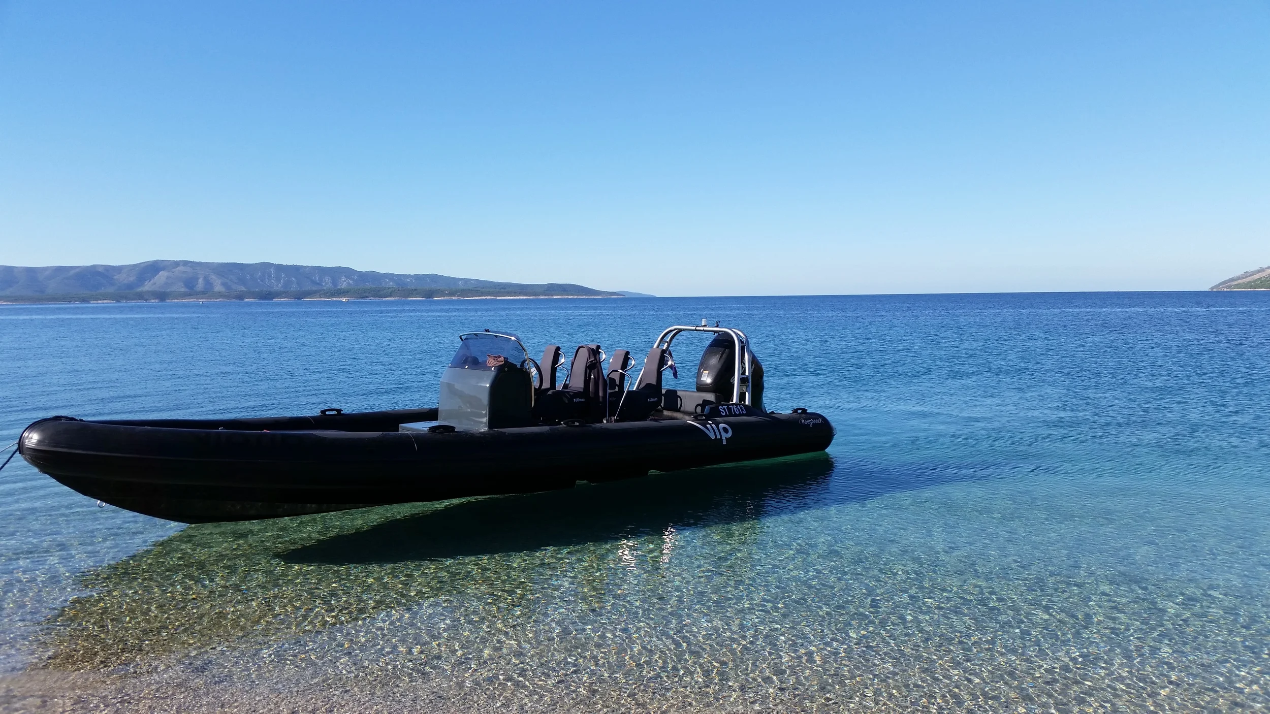 Private beach
