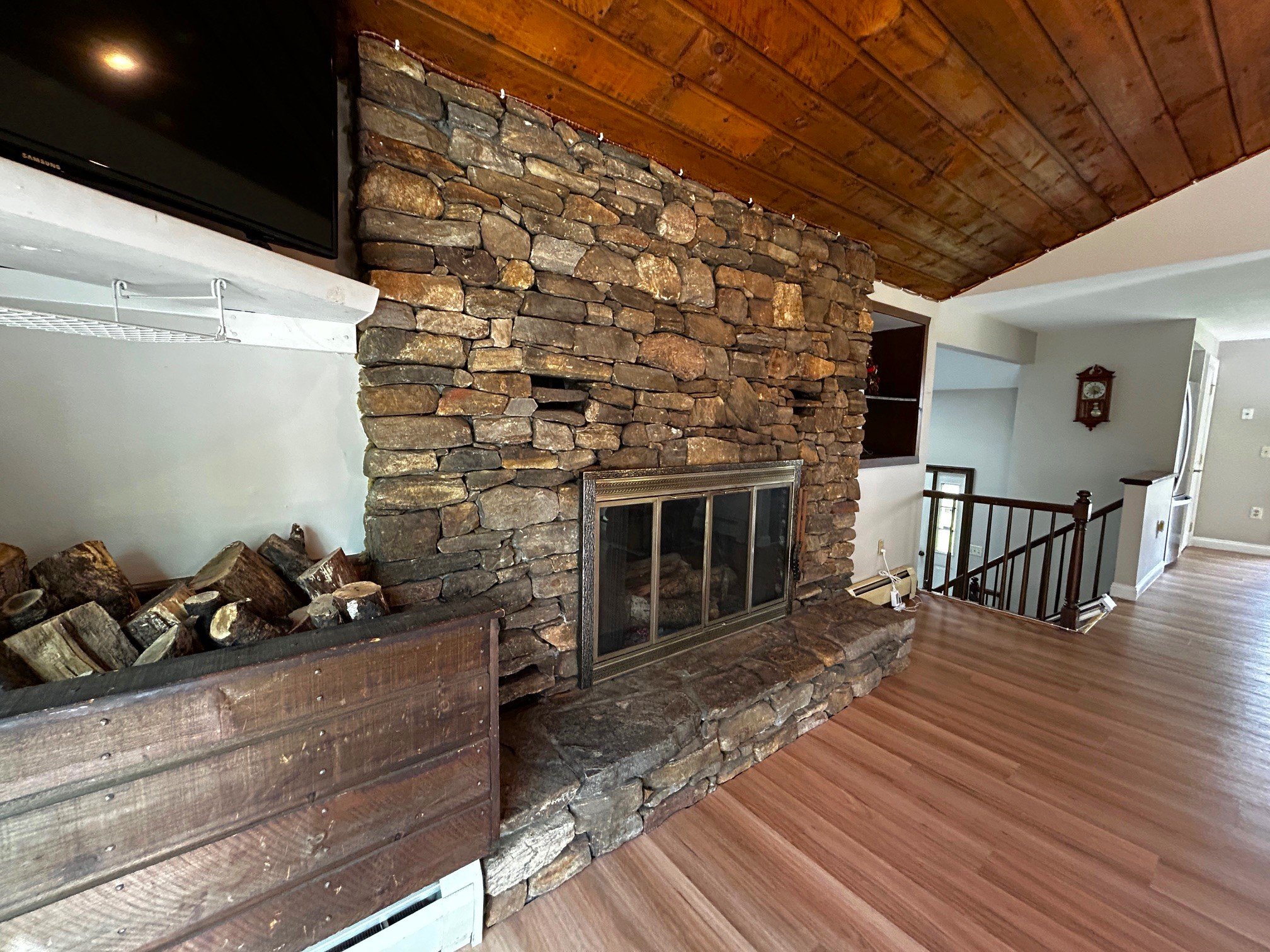 Oversized Fireplace with Heatilator Feature