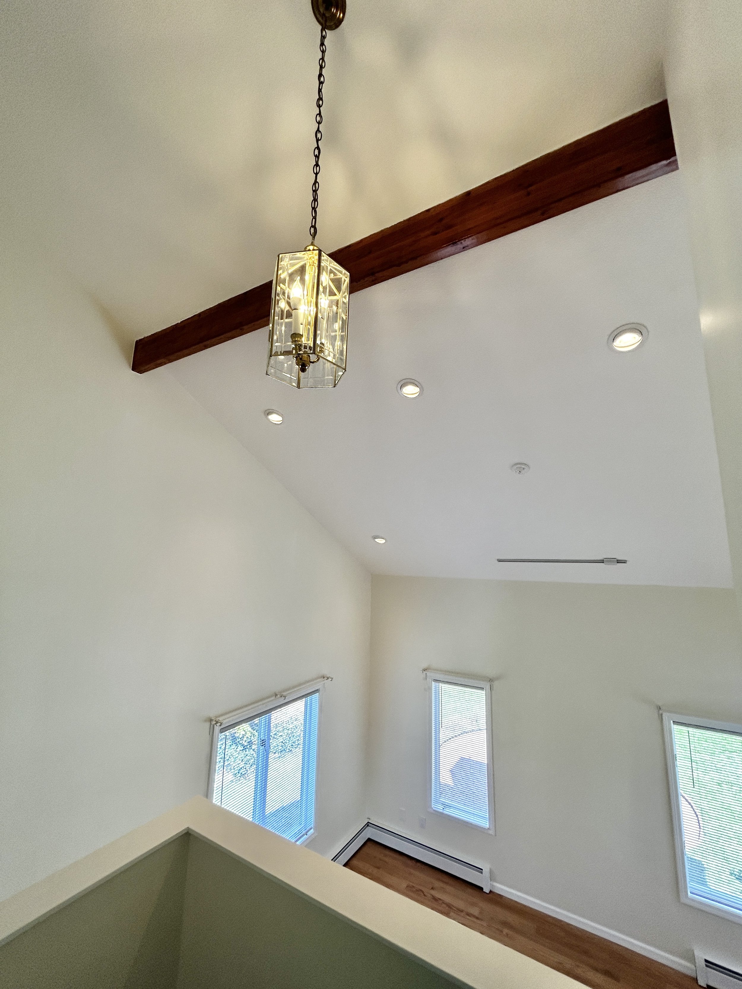 View from staircase.
