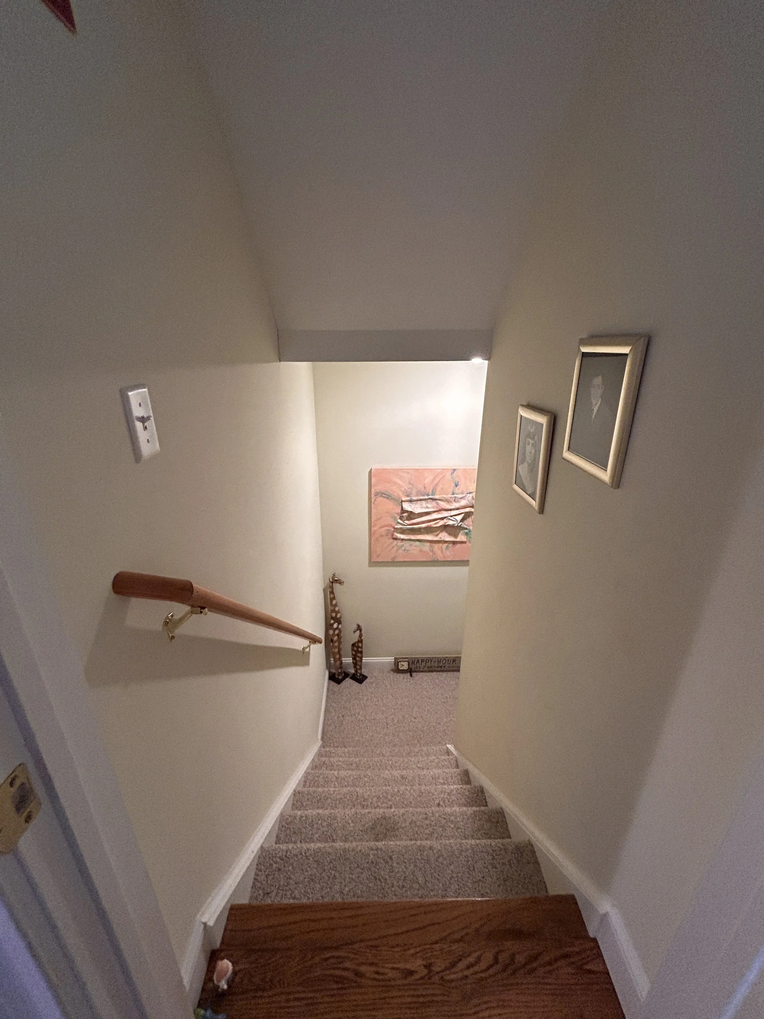 Stairway towards basement 
