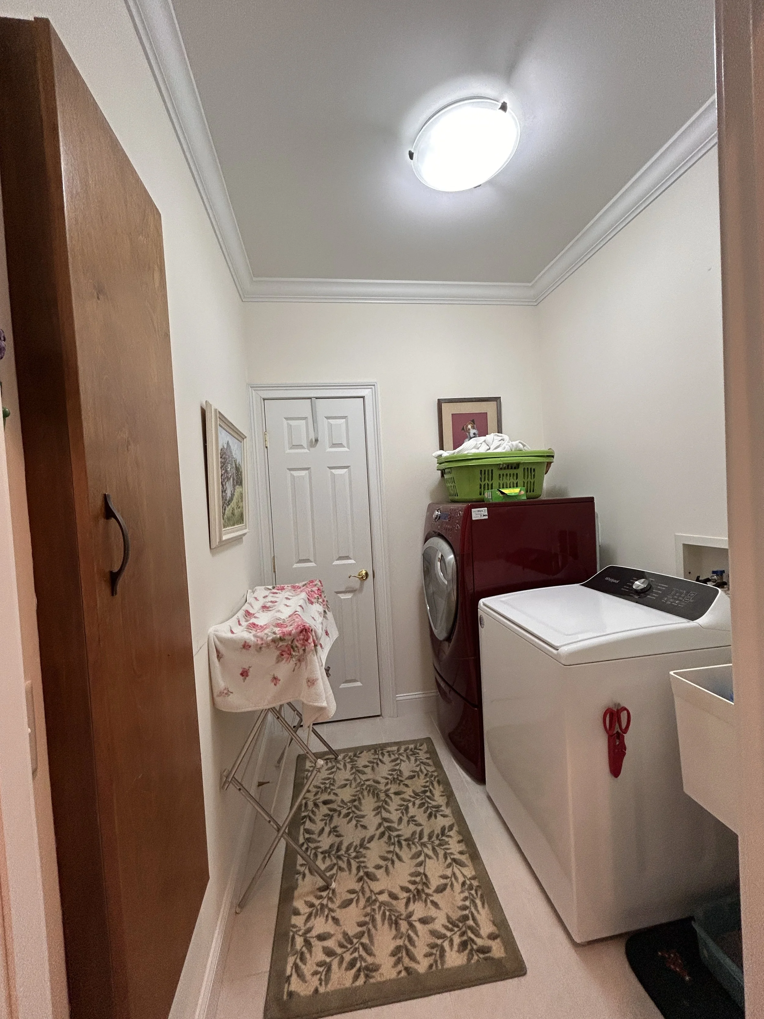 First floor laundry room