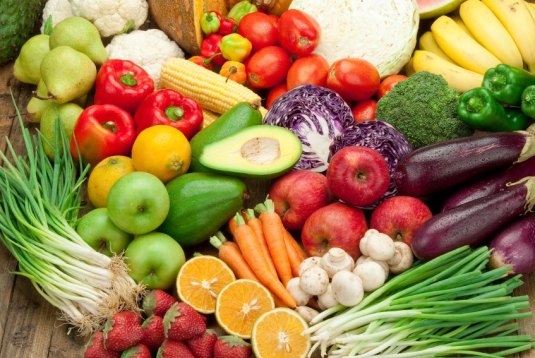 Fibrous foods. 