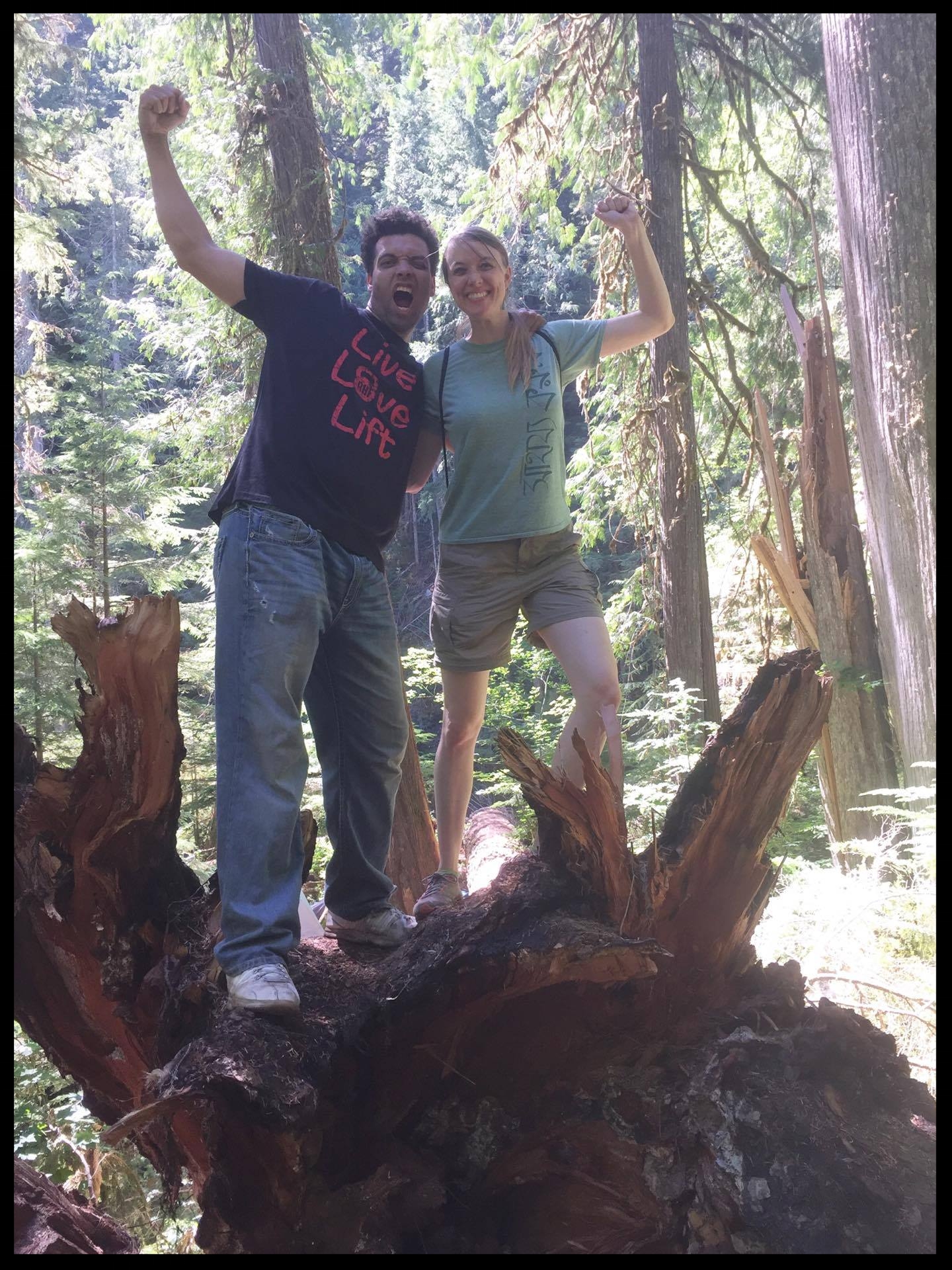 Hiking with my fiancé last weekend