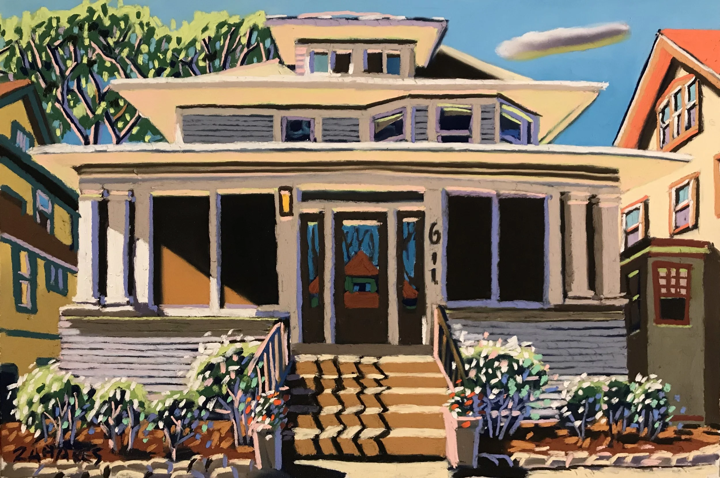 11 x 17"  Home Pastel  Commission