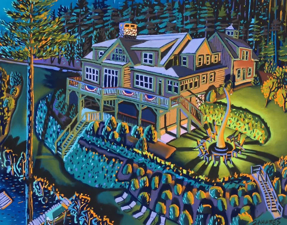 18 x 24" Residential Pastel  Commission 