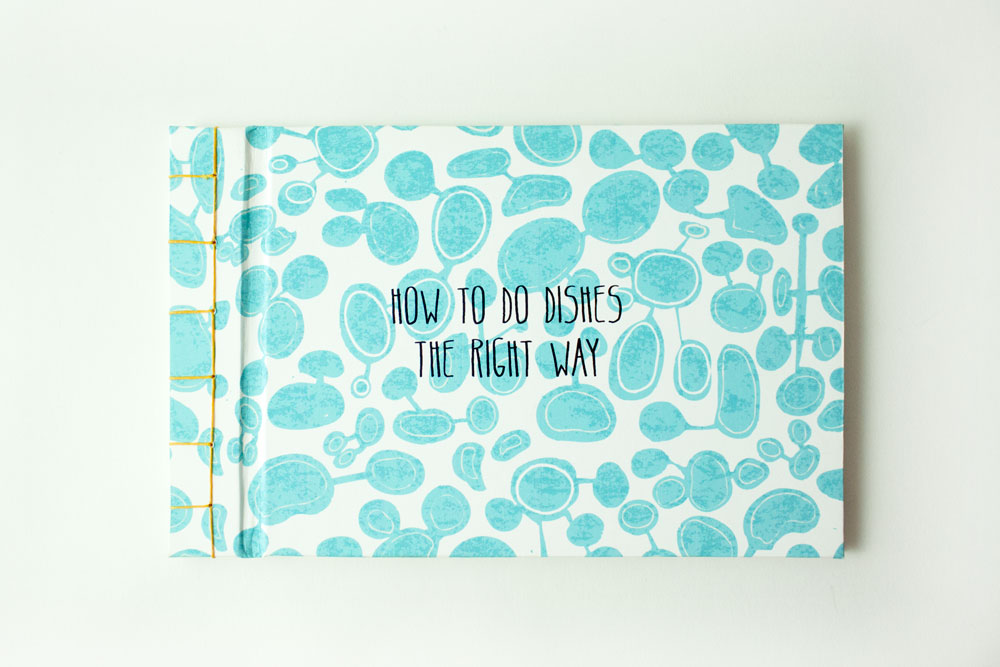 A whimsical quick turnaround book project for a class. Illustrated and written by me.