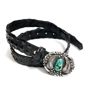 Croc Turquoise Belt