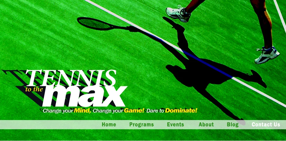 "Polly helped my wife and I, when we started our business, to develop a wonderful website which has helped publicize our business significantly" Fred Sperber, Tennis to the Max, New York, NY Client: Tennis to the Max, New York, NY Program: visual | voice Deliverables: Logo, Business Cards, Website, Postcard Campaign, Display Banner