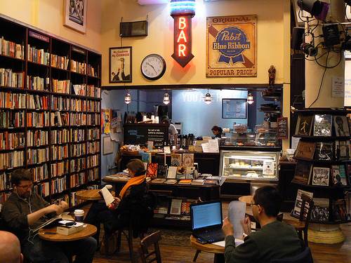 Housing Works Bookstore Café, Crosby Street, NYC