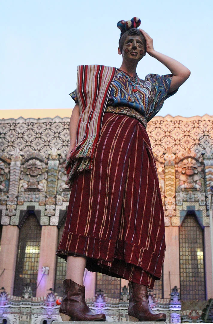 mayan theater created for the Everyday Fluevog Project concept: Miranda Carnessale, Melina Giorgi, and Dina Dobkin costumes: Miranda Carnessale photography: Melina Giorgi view full project