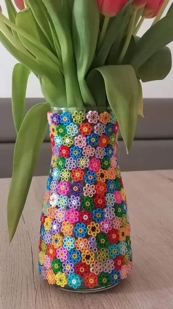 perler bead vase adult art class rockville centre ny oceanside ny long beach baldwin valley stream lynbrook long island nassau county
