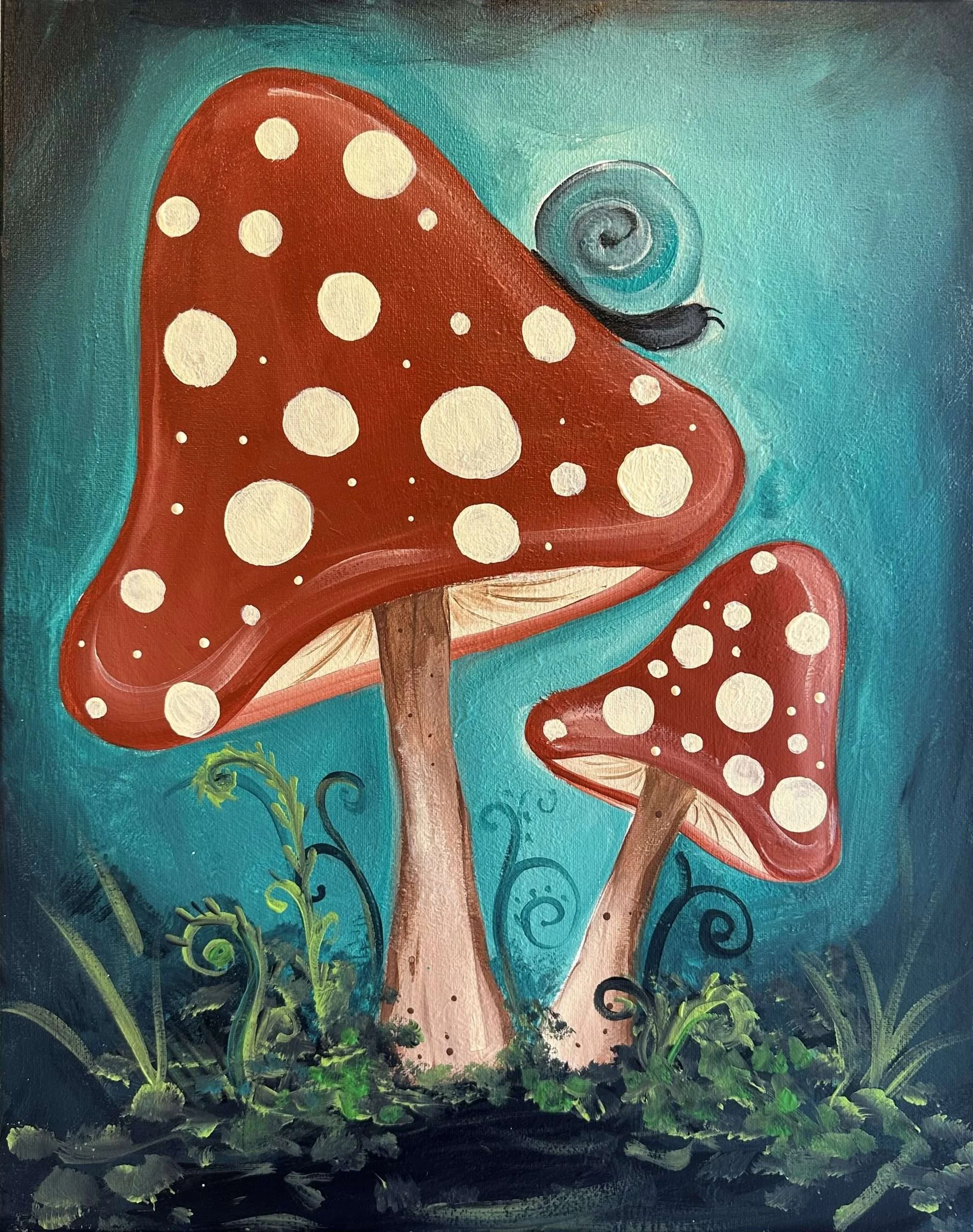 Paint & Sip Class: Mushroom Magic - Friday, September 18th from 6:30PM - 8:30PM