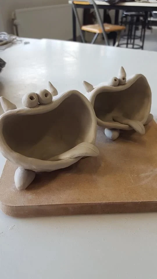 Clay: Monster Face Tray - Wednesday, February 18th from 1PM - 3PM  (Ages 5+)