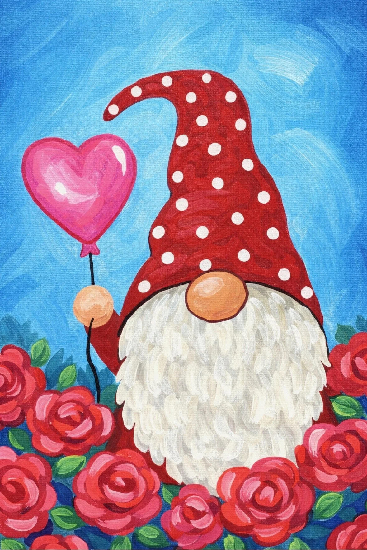 Painting: Gnome Greater Love - Monday, February 16th from 4PM - 6PM (All Ages)