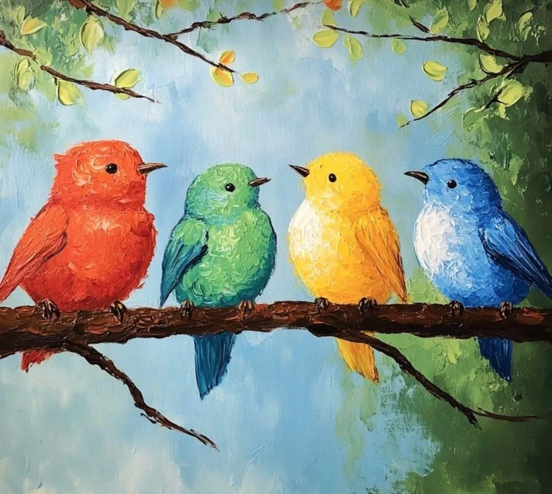 Paint & Sip Class: Birds of a Feather - Friday, January 22nd from 6:30PM - 8:30PM