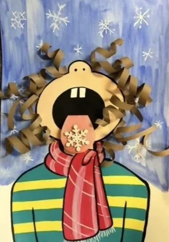 Mixed Media: Silly Winter Portrait - Monday, February 16th from 1PM - 3PM (All Ages)