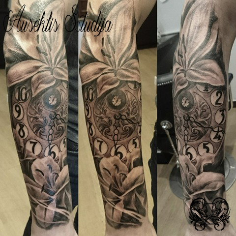 Evo flowers and clock forearm.jpg