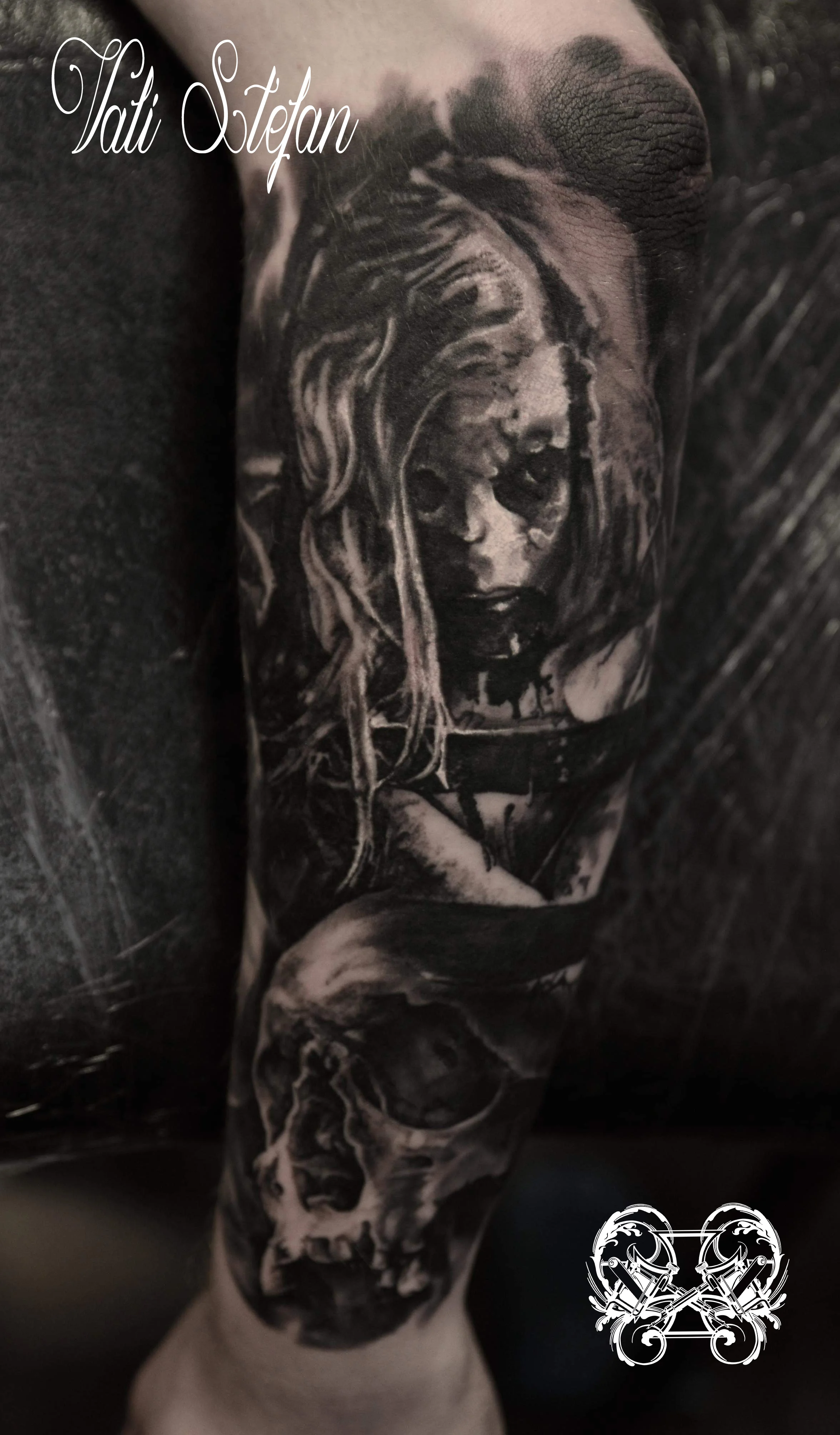 Vali creepy mask forearm.jpg