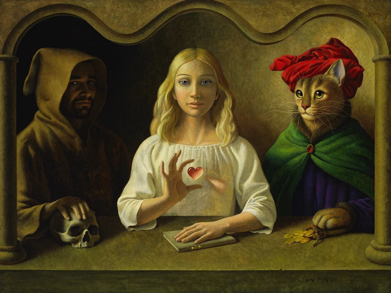 Trinity, Acrylic on Panel, 30 x 40 inches