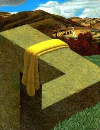 The Road, Acrylic on Panel, 8 x 10 inches