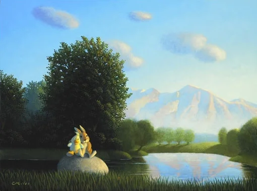 Summertime, Acrylic on Panel, 18 x 24 inches