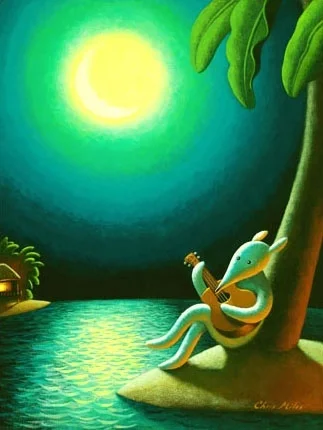 Evening Serenade, Acrylic on Panel, 18 x 24 inches