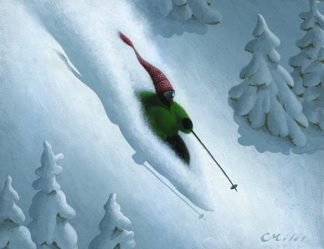 Red Hat, Acrylic on Panel, 11 x 14 inches