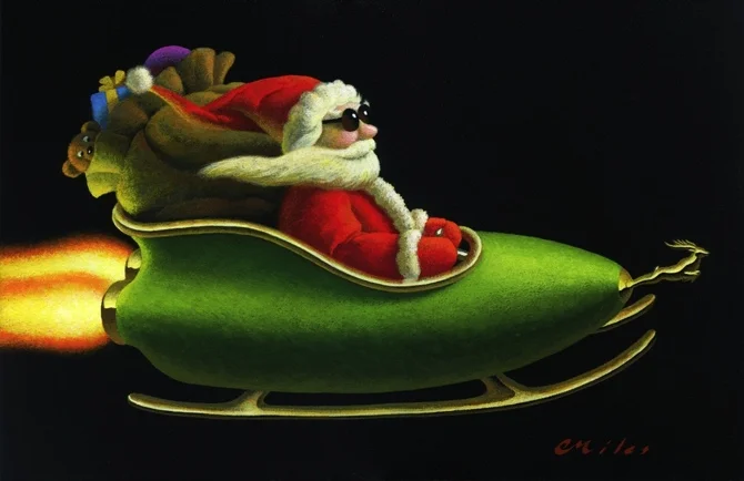 Future Clause, Acrylic on Panel, 10 x 15 inches