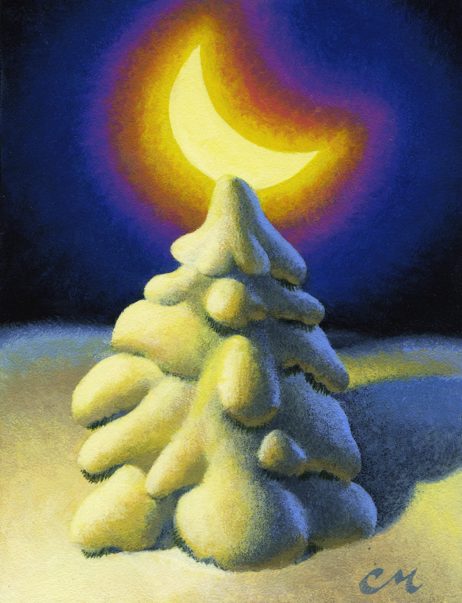 Electric Moon • $245.00 • 6 x 8 inches
